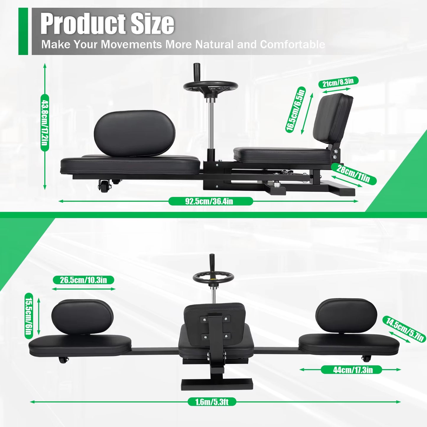 Leg Stretcher Fitness Training Equipment Sports Flexibility Stretching Machine 3 Bar 100KG for Ballet Yoga Home Gym Exercise